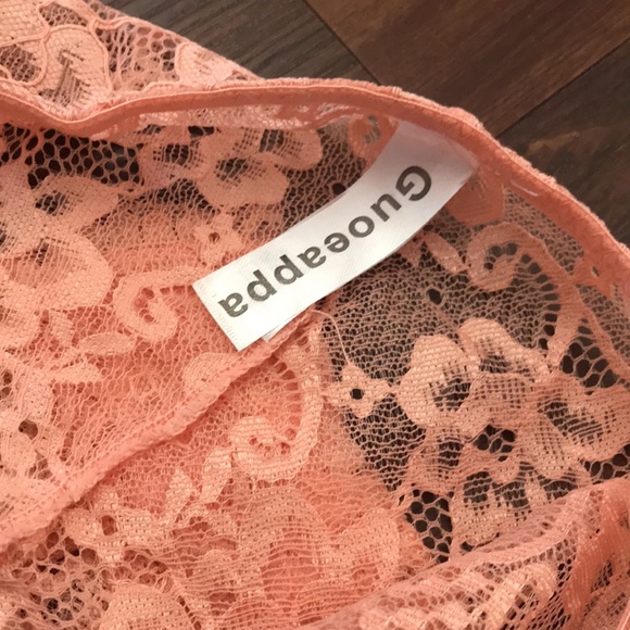 Guoeappa Sexy Soft Lace Lingerie Set Floral Lace Unserwear & Bra Set NWT - Picture 6 of 10